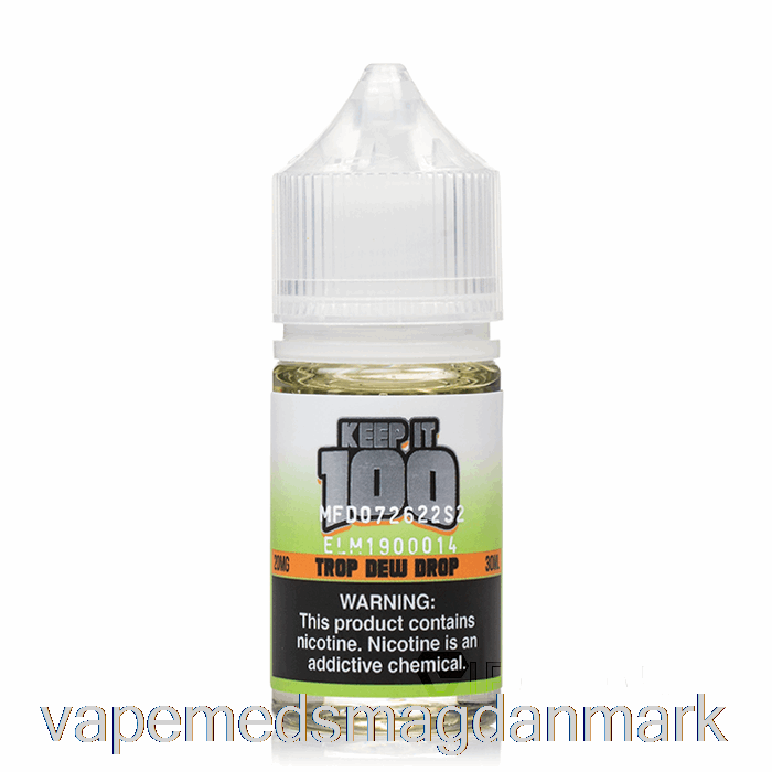 Vape Uden Nikotin Trop Dugdråbe - Hold Det 100 Salt - 30ml 30mg